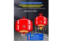 China Hanging FM200 Automatic Fire Extinguisher Without Pollution For Meeting Room supplier