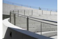 China Ferruled Stainless Steel Mesh Cladding Flex Rope Mesh 7x19 / 7x7 Cable Structure supplier
