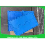 Recyclable 60L Plastic Attached Lid Containers Blue Customized For Agriculture