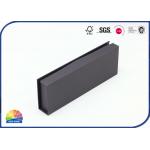 Black Printing Custom Shape Cardboard Paper Box Hinge Lid Box for sale