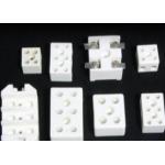 White 2 Or 3 Pole 24A Steatite Ceramics Terminal Block Connector Insulators for sale