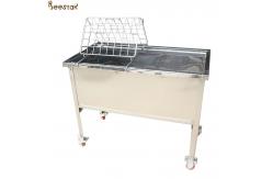China Stainless Steel Beehive Frame Shelf Uncapping Honey Tank Beekeeping Equipments Honey Comb Shelf supplier