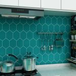 Moisture-Proof Ceramic Tiles 3D Wallpaper for Kitchen Wallpaper Bathroom 3d Wall Stickers for sale