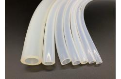 China Platinum Cured Clear Silicone Translucent Soft Rubber Tubing For Industrial Use supplier