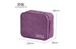 China China Supplier Custom Square Cosmetic Toiletry Bag With Zipper Waterproof supplier