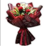 Letter Design Florist Wrapping Paper 58x58 for Gift Packaging
