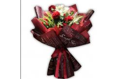 China Letter Design Florist Wrapping Paper 58x58 for Gift Packaging supplier