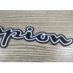 Custom  iron-on or sew-on letters towel patches embroidery chenille patches