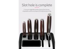 China New Design Multifunction Uv Sterilizer Knife Block With Sharpener supplier