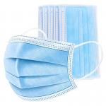 3 PLY Disposable Non Woven Face Mask Earloop Type Single Use for sale