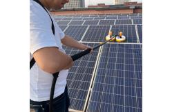 China 7.5 Meter Scalable Handle Dual- Spin Brush for Photovoltaic Panel Cleaning supplier