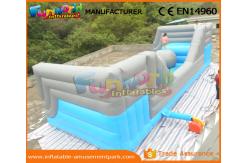 China PVC Big Baller Wipeout Inflatable Interactive Game Obstacle Course Challenge supplier