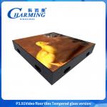 P3.91 Led Floor Panel Led Stage Floor Disco Floor with Hard Glass Can Waterproof for sale
