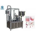 Rotary Color Cosmetic Mascara Filling And Capping Machine Automatic Type for sale