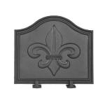 Home Depot Cast Iron Fireplace Accessories Matt Black Fireback With Feet