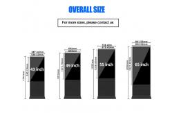 China 43Inch Floor Standing LCD Advertising Display Vertical Digital Signage Totem supplier