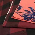 Fashion Polyester Material Fabric Brushed Peach Skin Twill / Plain Microfiber Printed Fabric for sale