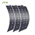 Lightweight 200 Watt Flexible Solar Panel ETFE Frameless CE FCC ROHS Certificated for sale
