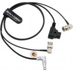 Combination Power Cable For Zacuto Kameleon Pro EVF Rotatable 4 Pin To D - Tap Power Cable With BNC To BNC SDI Coaxial for sale