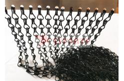 China Space Divider Anodized Aluminium Chain Link Fly Curtain Double Hook Chain supplier