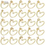 Open Adjustable 18k Gold Plated Diamond Letter Rings Zircon A-Z Alphabet Statement for sale