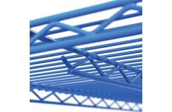 China Chrome Plated 4 Layer Stainless Steel Wire Shelf Adjustable For Kitchen supplier