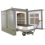 High Temp Industrial Trolley Kiln Car Bottom Furnace Heat Treatment Machine 20kw for sale