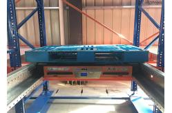 China Radio Shuttle Metal Pallet Rack , Material Racking System Custom Design supplier