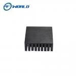 Precision CNC Machined Aluminum Radiator Parts Black for sale
