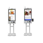 Fast Food Restaurants Self Terminal Ordering Payment Kiosks Cash Bill Print for sale