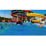 Swimming Pool Equipment Small Spiral Slide For Commercial Outdoor Playground for sale