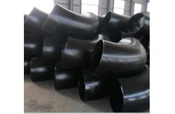 China Black Painting Carbon Steel Pipe Elbow Butt Weld Long Radius Ansi B16.9 90 Degree supplier