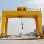 30 T Double Beam Electric Gantry Frame Crane Heavy Duty Cabin Control for sale