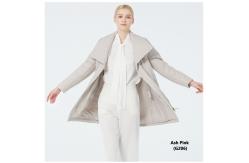 China Loose Design Large Lapels On Woman Demiseason Coat Petite Casual Jacket Machine Wash supplier