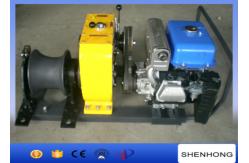 China 80KN YAMAHA Petrol Engine Belt Driven Cable Powered Pulling Winch supplier