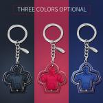 PVC Metal Personalised Key Rings for promotion gifts EN71 ASTM CPSIA Standard for sale