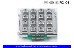 China Control System Metal Industrial Numeric Keypad With / Without Backlight supplier