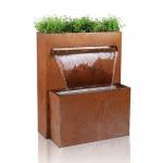 Welding Uniquely Designed Corten Fountain For Garden Decoration