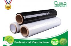 China Hand Stretch Film Packaging Jumbo Roll , Black / Clear Wrapping Film For Pallets supplier