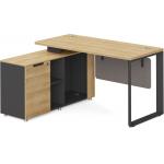 Bali Furniture 1.4M Melamine Office Desk With Metal Legs For Office for sale