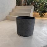 Round Recycled Plastic Planters Lightweight for Planting Seedling