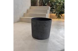 China Round Recycled Plastic Planters Lightweight for Planting Seedling supplier