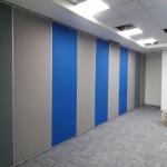 65 Mm Wood Material Office Sliding Partition Wall 3-5 Years Warranty for sale