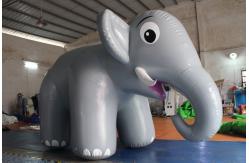 China Customized Airtight Standing Inflatable Elephant Cartoon For Commercial Activity supplier