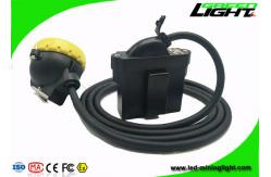 China Silicon Button Cap Rechargeable LED Headlamp 10000lux 18hrs IP68 With USB Charging supplier