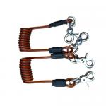 Trigger Short Coiled Tool Lanyard Spring Steel Wire Snap Strethcy Lanyard