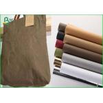 No Toxic Comfortable Brown Kraft Paper Roll 0.35mm / 0.55mm Thickenss for sale