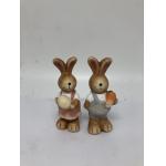 Polyresin Rabbit Figurine Home Resin Garden Decor Handmade Craft
