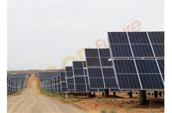 China 1000V 2P Solar Tracker 18m/S Wind Speed High Terrain Tolerance supplier