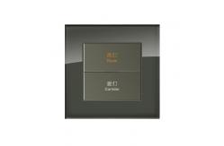 China Impact Resistant Tempered Glass Light Switch RS485 Protocol  12V DC supplier
